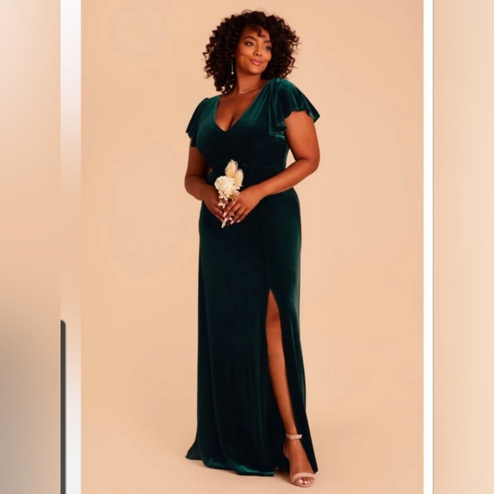 NWT Birdy Grey Hannah‎ Dress in Velvet Emerald Curve 1X